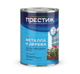 Эмаль ПФ-115 белая, глянцевая Престиж 0,9 кг - фото - 1