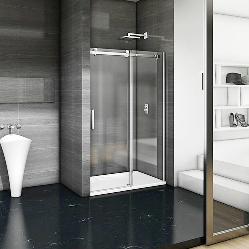 Душ.ограждение GOOD DOOR GALAXY WTW-140-C-CH Прямое, стекло Прозрачное 6мм (без поддона и автослива) - фото - 3