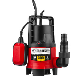 Насос погружной ЗУБР "Мастер" для грязной воды НПГ-М1-300 - 6 Насос погружной ЗУБР "Мастер" для грязной воды НПГ-М1-300 - фото - 6