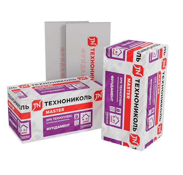 Техноплекс 250 Фундамент Технониколь 1180х580х50 мм 35кг/м3 - фото - 1