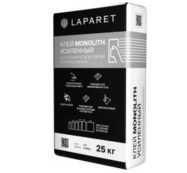 Плиточный клей LAPARET Monolith Усиленный 25кг - фото - 2