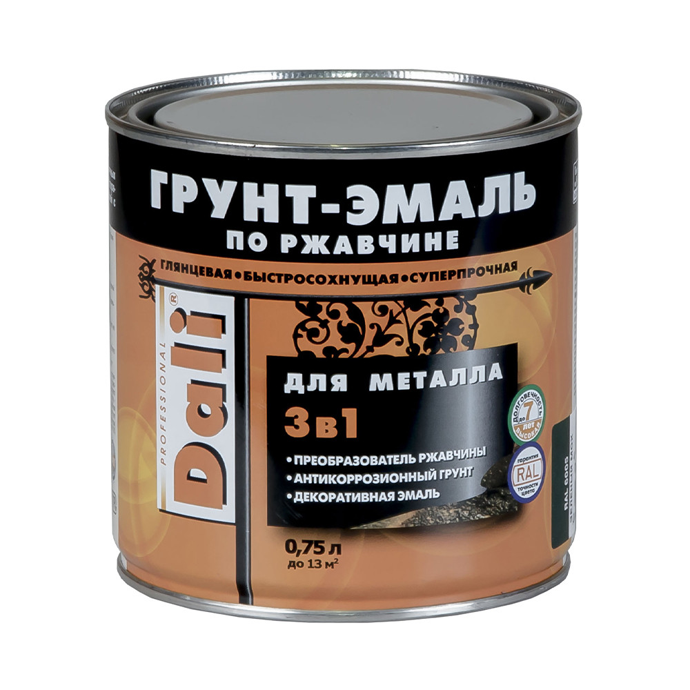 Грунт-эмаль по ржавчине 