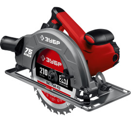 Циркулярная пила (дисковая) Зубр, пропил 90гр-70 мм, диск 210мм, 2000 Вт ПД-75 - 9 Циркулярная пила (дисковая) Зубр, пропил 90гр-70 мм, диск 210мм, 2000 Вт ПД-75 - фото - 9