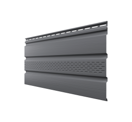 Софит ТЕХНОНИКОЛЬ частично перфорированный Бруния (Серый) 3м - фото - 1