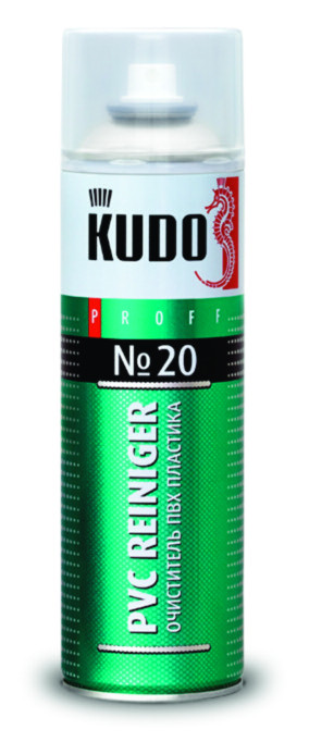 Очиститель пластика ПВХ №20 аэрозольный KUDO 650 мл - фото - 1