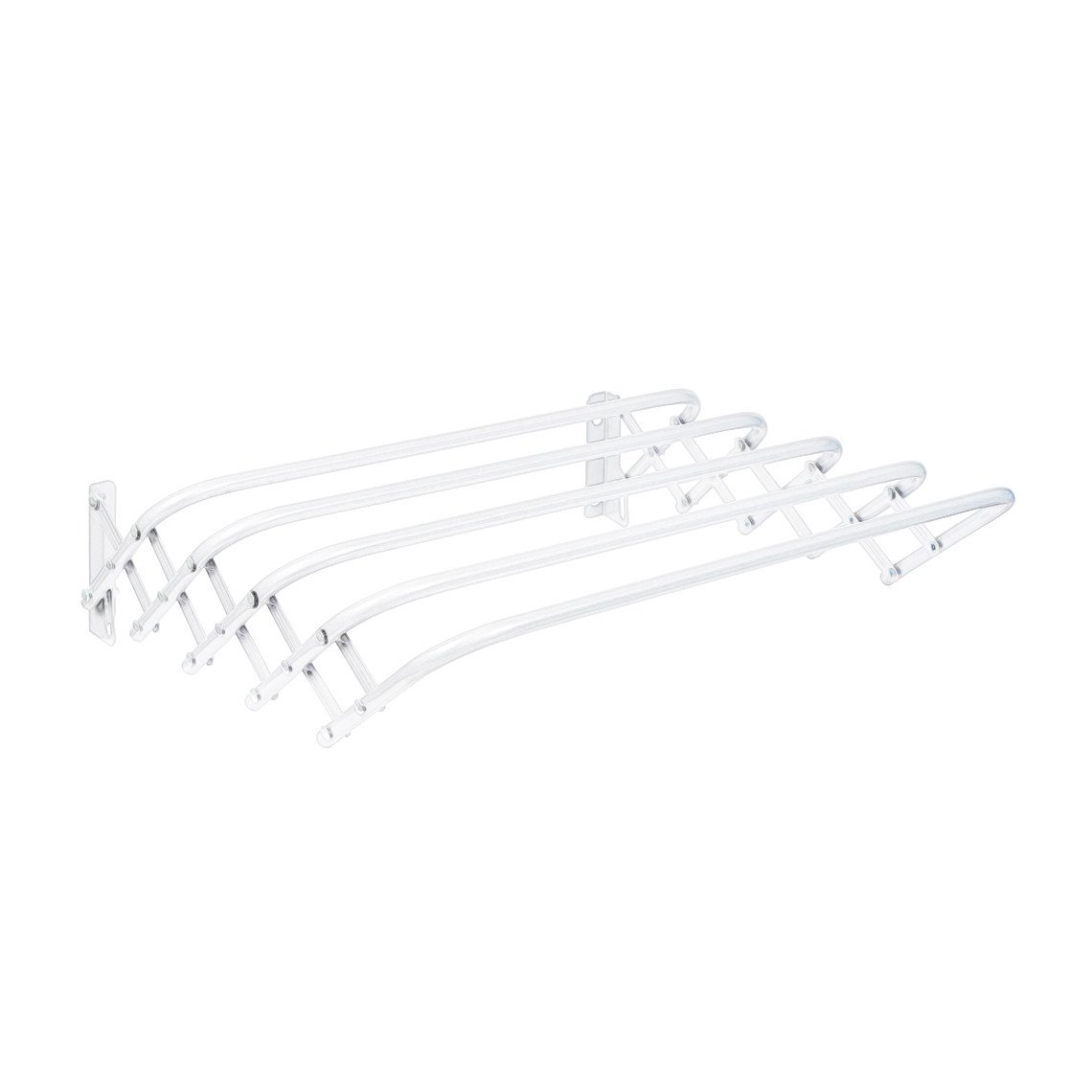 Сушилка для белья настенная складная белая 60 см 