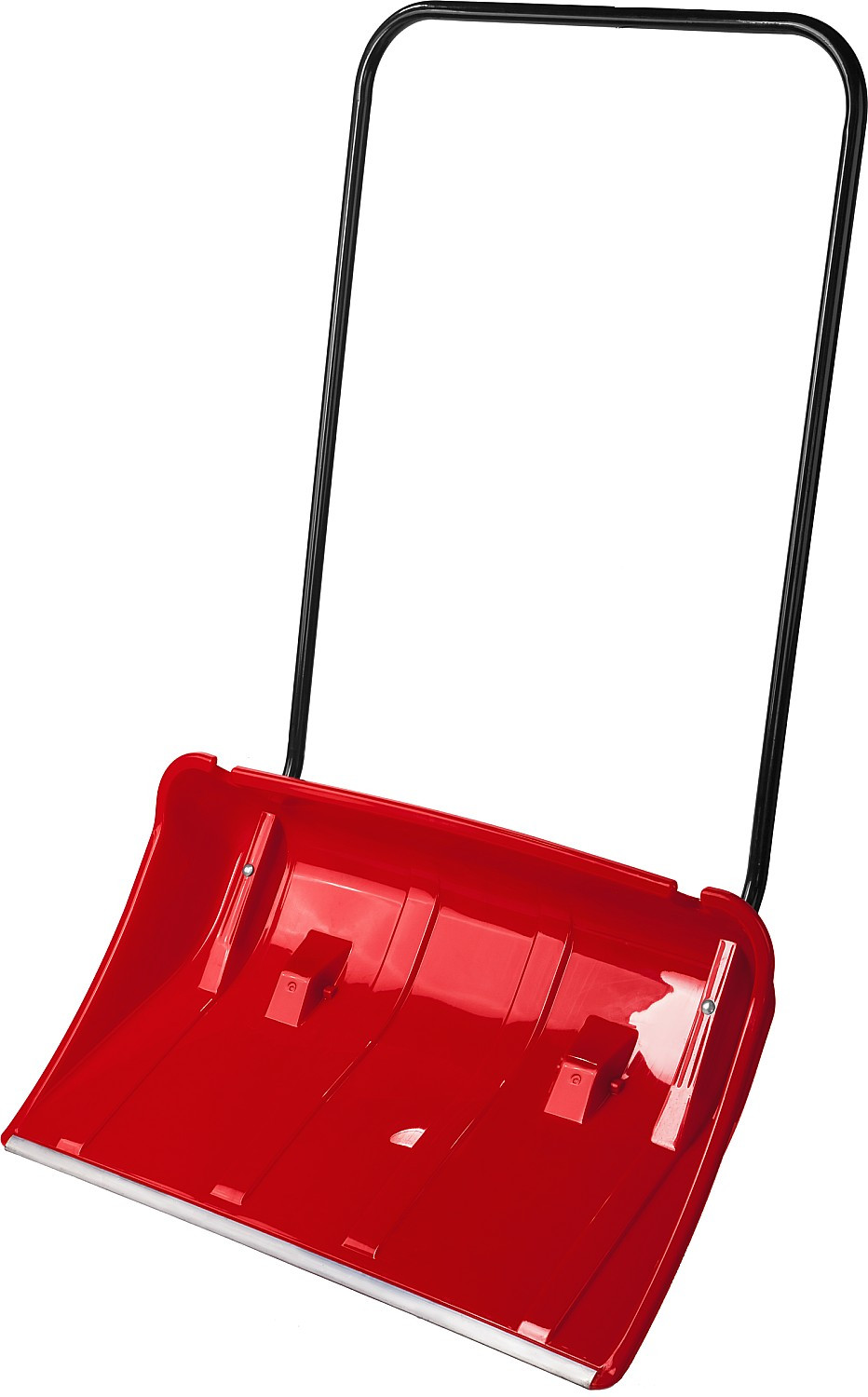 Движок снеговой (скрепер) ЗУБР ПОЛЮС 860мм пластиковый ковш с алюм.планкой с колёсиками - фото - 3