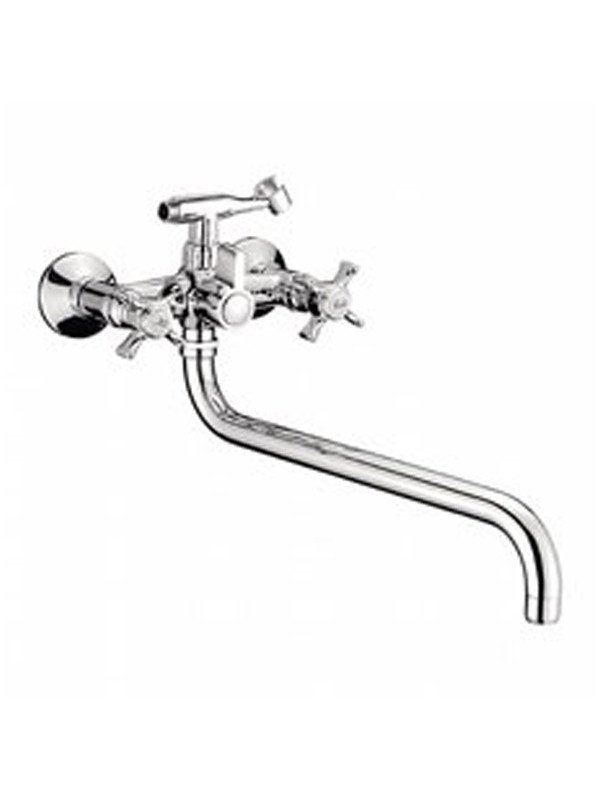 L2611 Смеситель для ванны Ledeme 1/2 м/к с картр. переключение - фото - 1