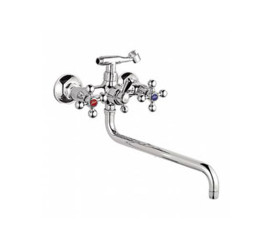 L2619-2 Смеситель для ванны Ledeme 1/2 м/к шаров. переключение - 1 L2619-2 Смеситель для ванны Ledeme 1/2 м/к шаров. переключение - фото - 1