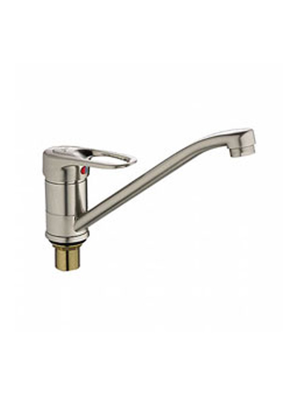 L4904А Смеситель для кухня Ledeme шар. D40 (латунная гайка) Сатин - фото - 1