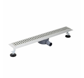 Линейный душевой трап SANTREK AQUA A-70400 нерж70*400мм(непов горизонт вып, ф40) сух затвор 335328 - фото - 1