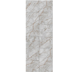 Панель ПВХ Unique Марвин Серый Дуо 2,7*0,25 м (панно из 4-х шт.) - фото - 1