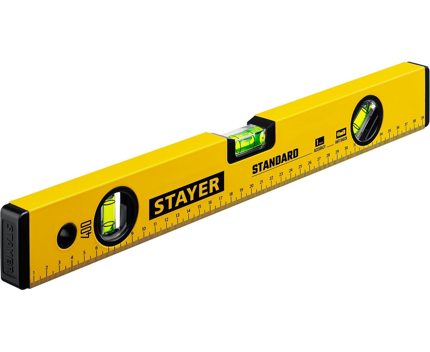 Уровень строительный 400 мм STAYER STANDARD 3460-040	 - фото - 1