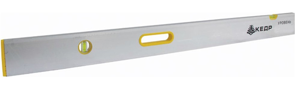 ПРАВИЛО-УРОВЕНЬ АЛЮМ. 2 ГЛАЗКА 2 РУЧКИ 2500 ММ (1/20) 