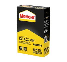 Клей для бумажных обоев Момент Классик, 500 гр - фото - 2