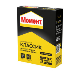 Клей для бумажных обоев Момент Классик, 200 гр - фото - 2