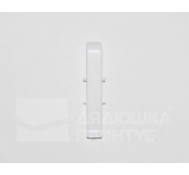 Соединитель для плинтуса 85мм "Деконика" Белый / 001 - фото - 1