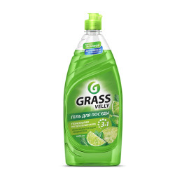 Средство для мытья посуды Grass "Velly Premium" лайм и мята 1000мл 125424 - 2 Средство для мытья посуды Grass "Velly Premium" лайм и мята 1000мл 125424 - фото - 2