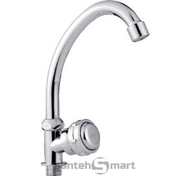 L4195 Смеситель для кухни Ledeme 1/2 м/к Моно Титан - 1 L4195 Смеситель для кухни Ledeme 1/2 м/к Моно Титан - фото - 1